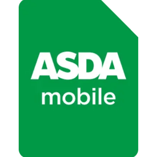 asda mobile green logo in a shape of a sim card
