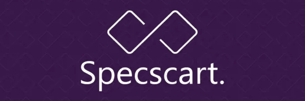 specscart purple background logo 600x200px